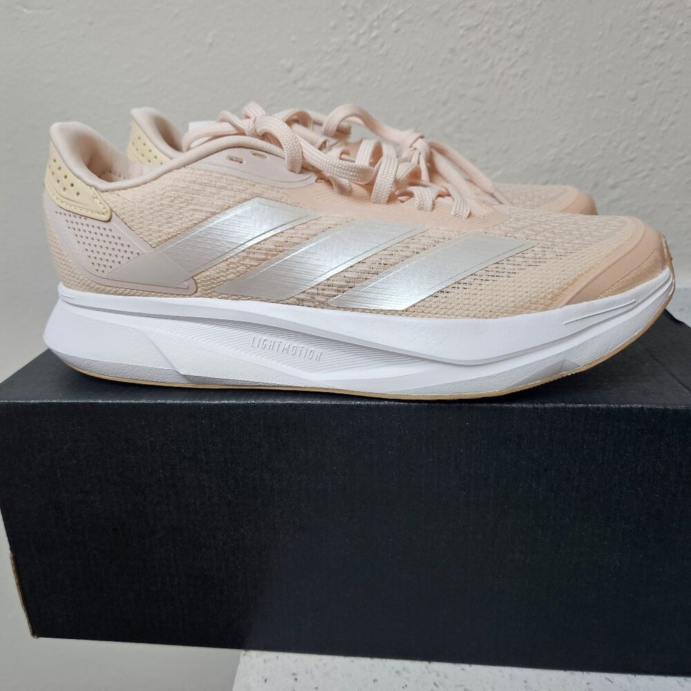 Adidas duramo size 7.5 womens running sneaker wonder quartz new in box